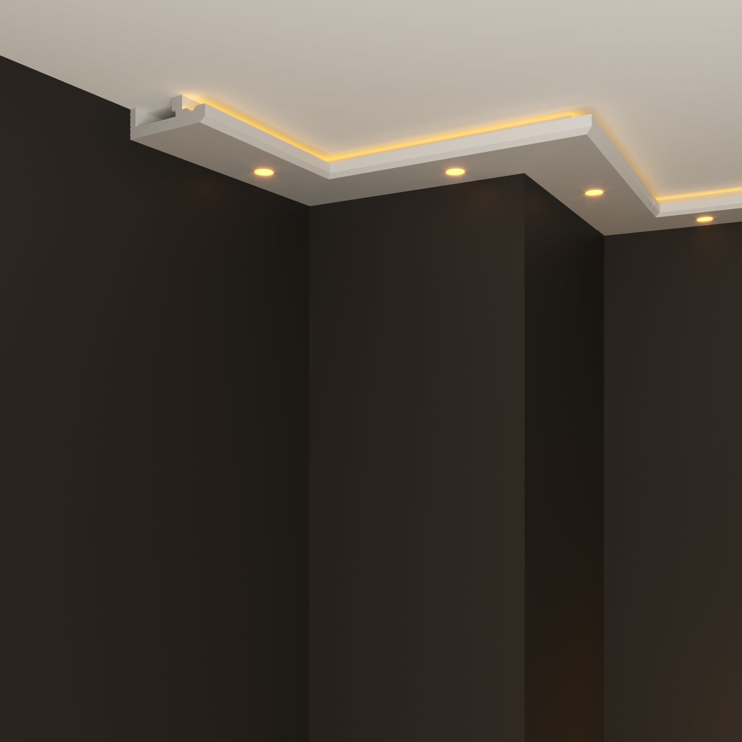 Led Cornice Coving Moulding VLS02