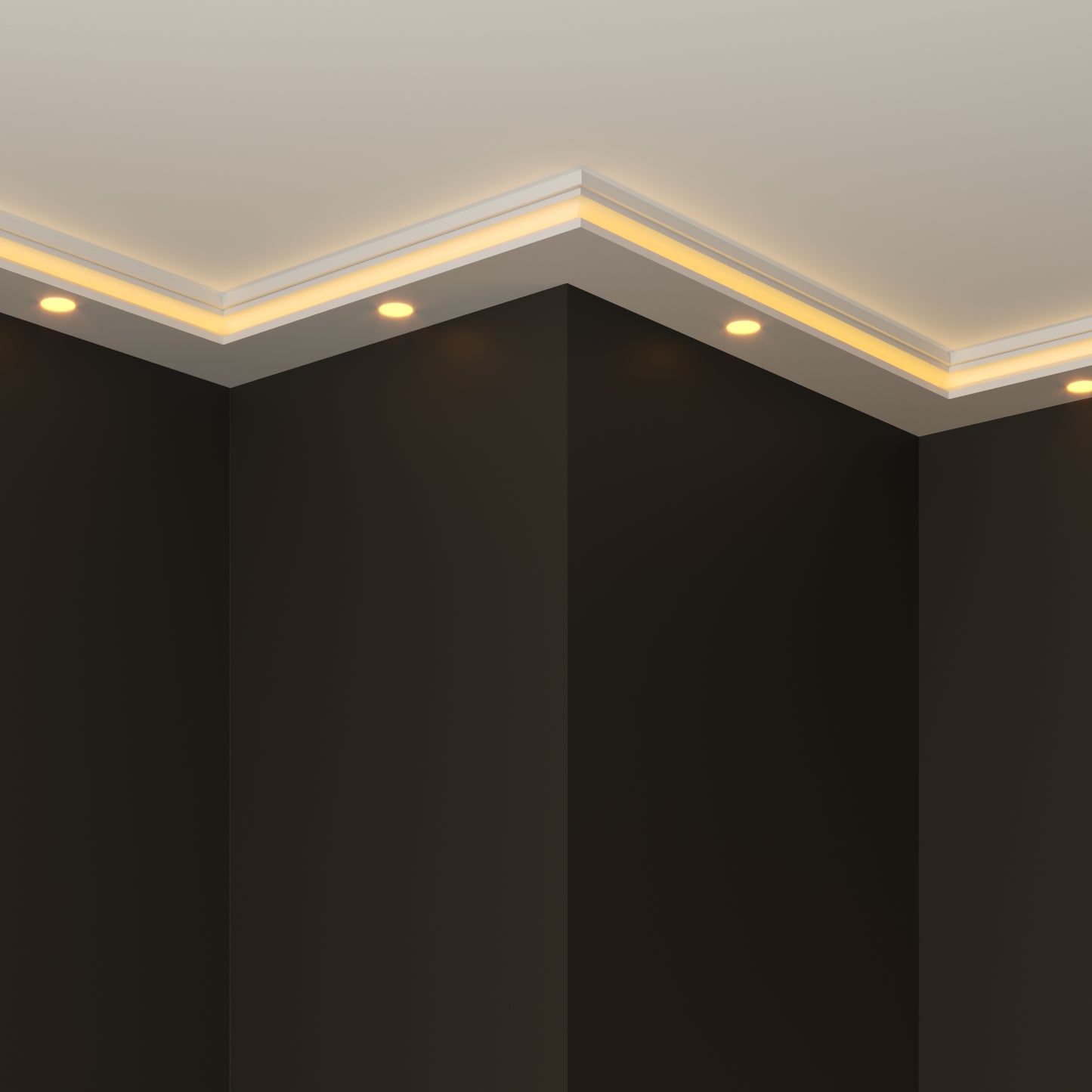 Led Cornice Coving Moulding VLS12