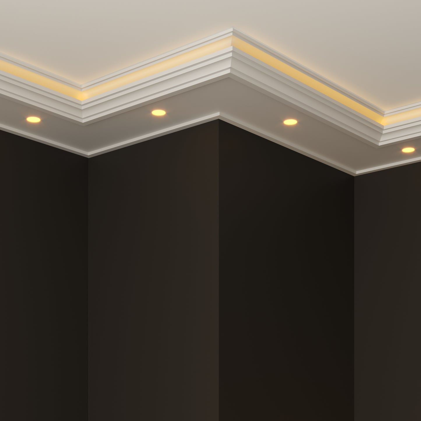 Led Cornice Coving Moulding VLS13