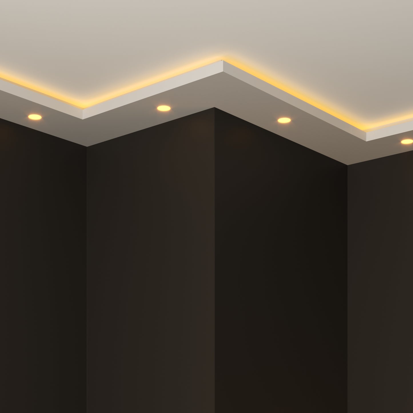 Led Cornice Coving Moulding VLS04