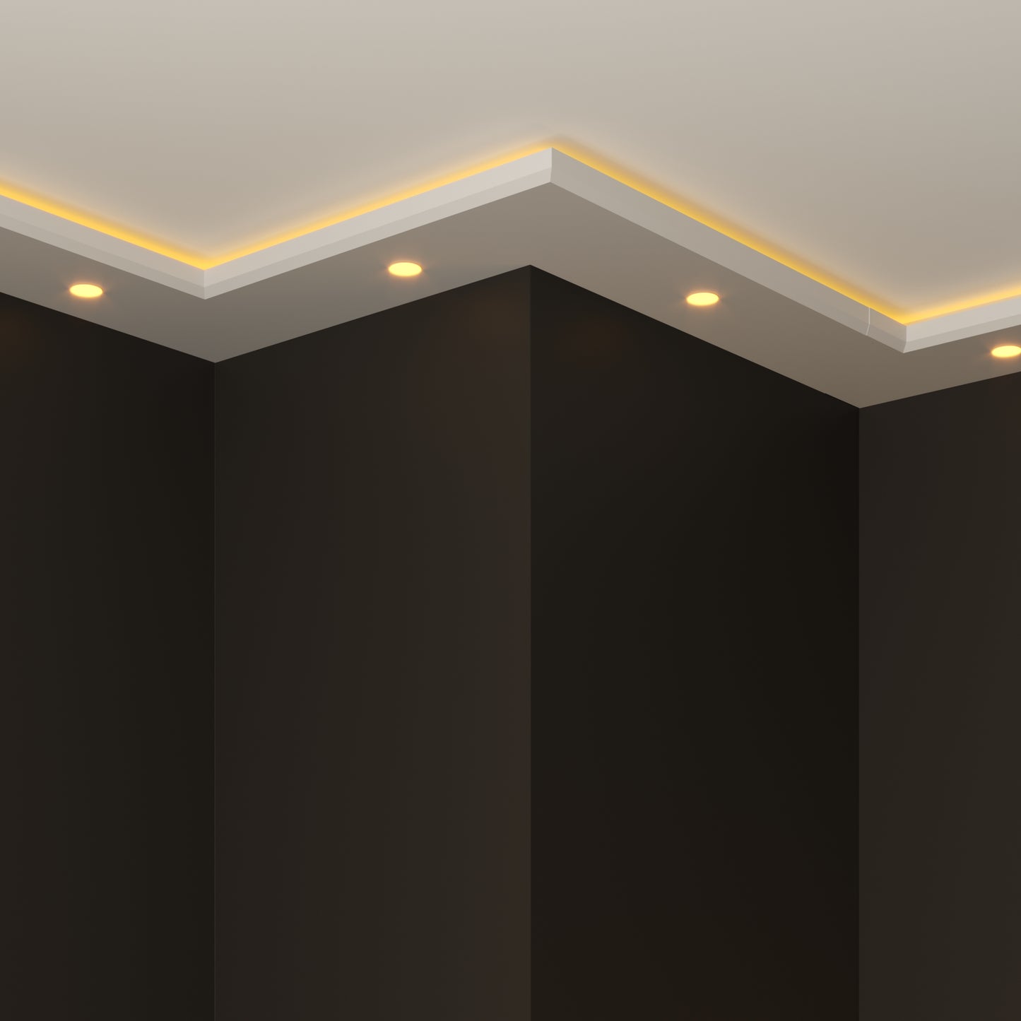 Led Cornice Coving Moulding VLS02