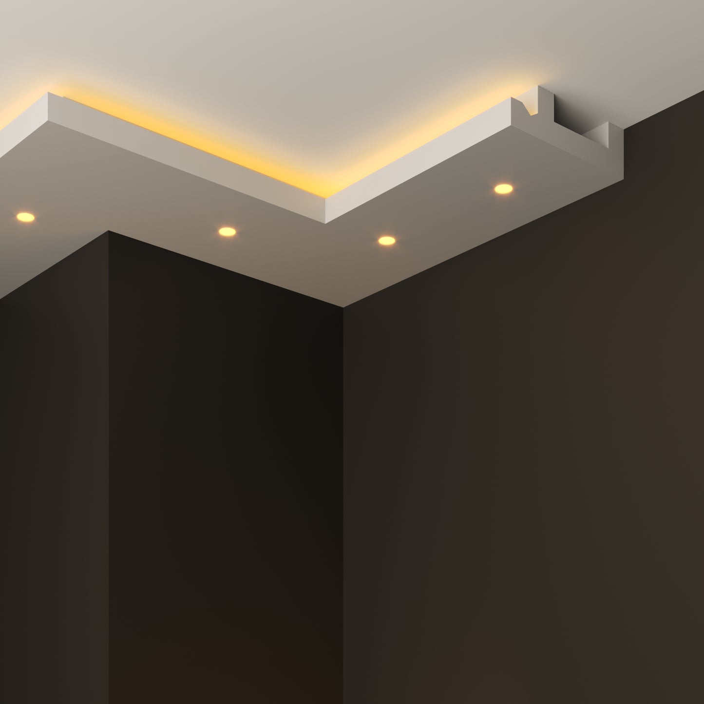 Led Cornice Coving Moulding VLS06