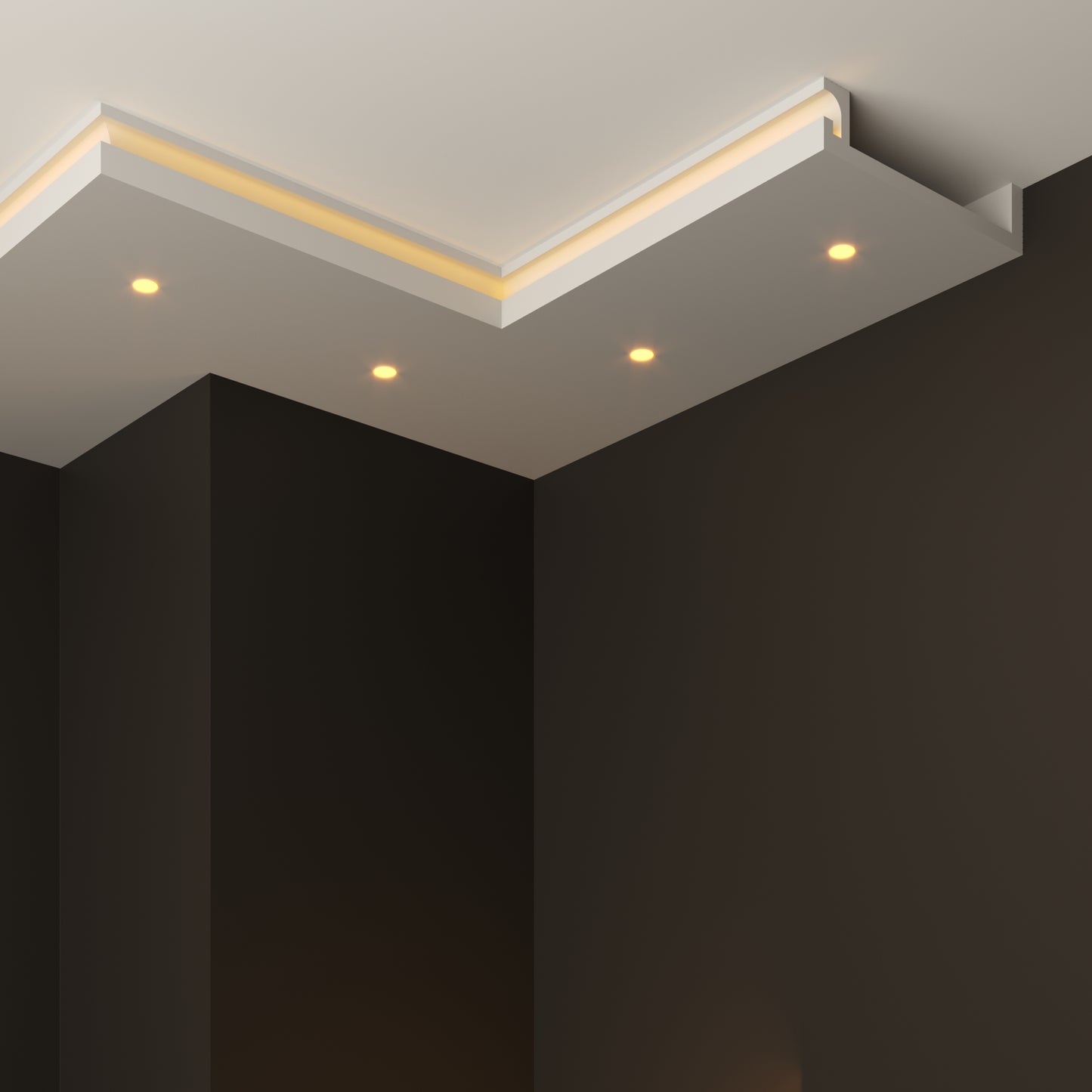 Led Cornice Coving Moulding VLS14