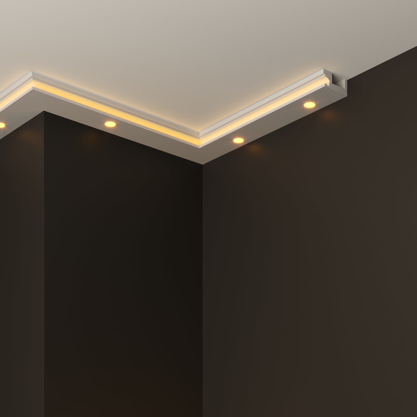 Led Cornice Coving Moulding VLS11