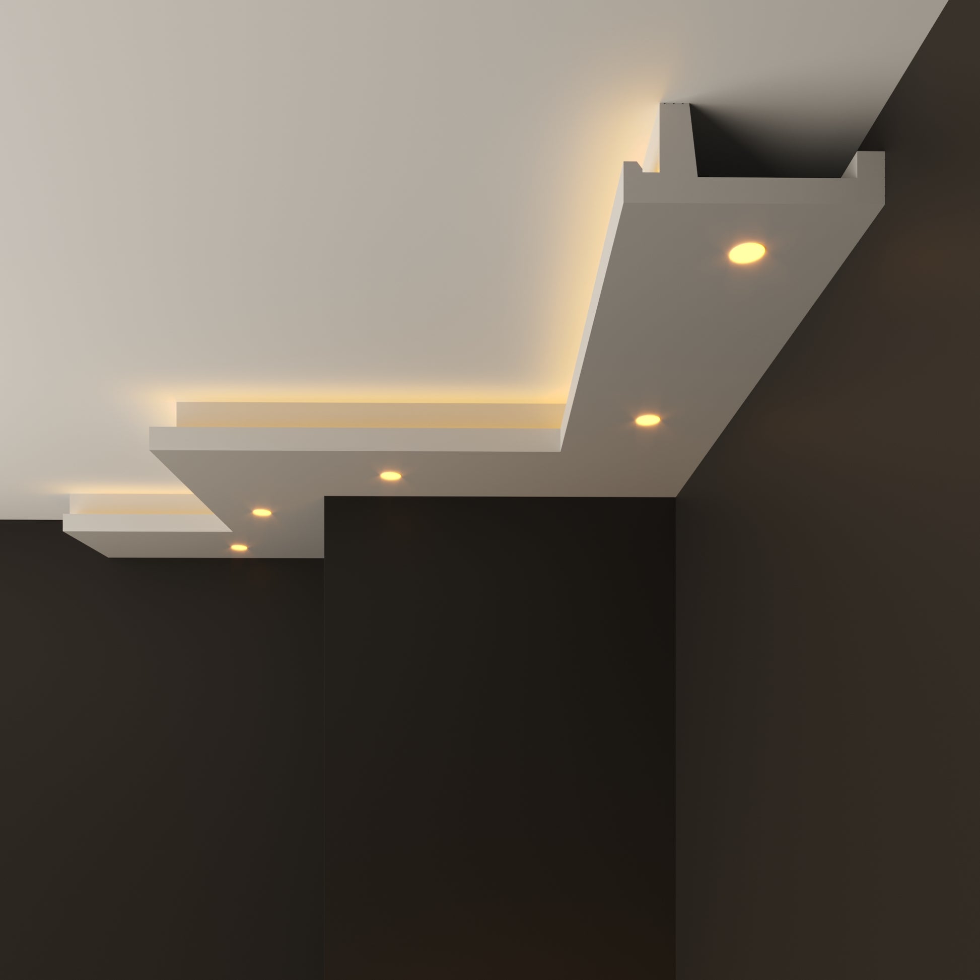 led polystyrene cornice