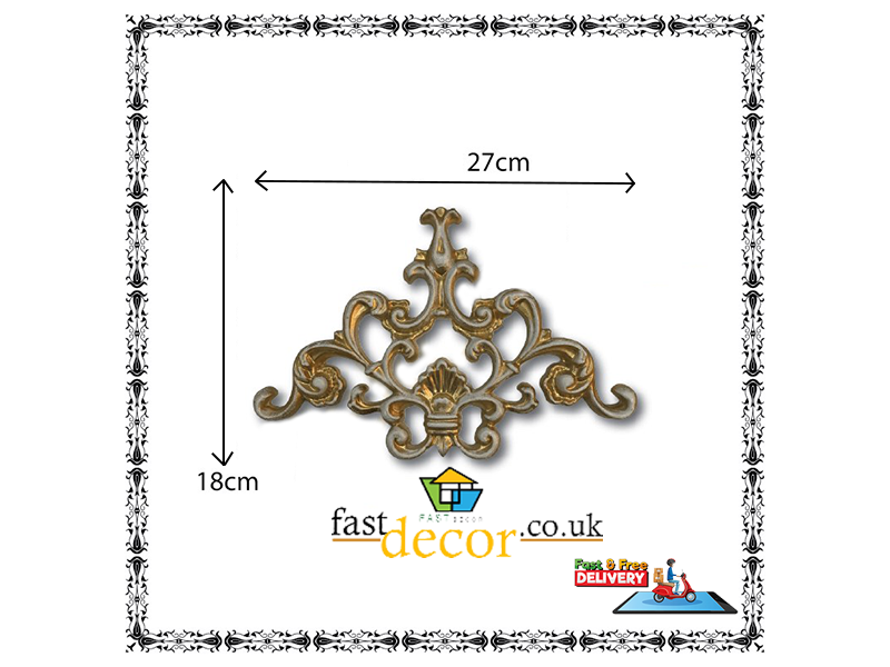 PALACE CORNER MOTIF - POLYSTYRENE - DGM23-P - PATINA 27*18cm