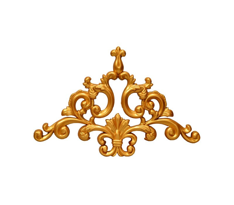 PALACE CORNER MOTIF - POLYSTYRENE - DGM24-A GOLDEN 41*26cm